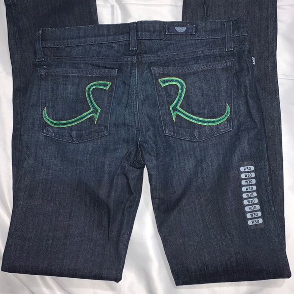 ROCK & REPUBLIC, STELLA, Lowrise Straight Jeans - Picture 2 of 12